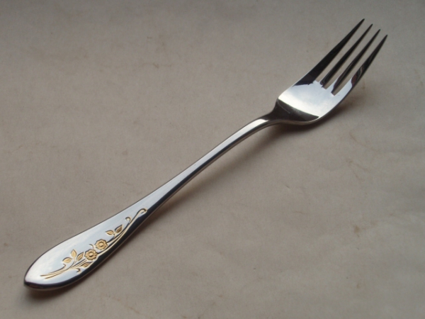 BSF - Fioretta - Edelstahl mit Golddekor - versch. Besteckteile